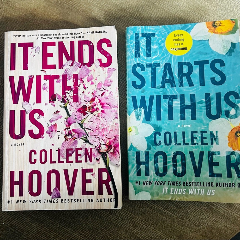 It Ends With Us & It Starts With Us by Colleen Hoover bundle